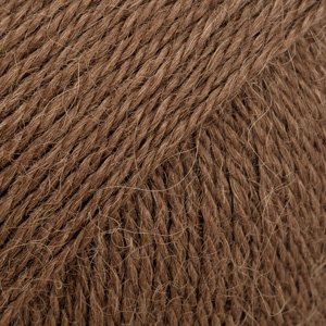 DROPS Alpaca Uni Colour garen - 50g - Kastanje (9042) DROPS Alpaca Uni Colour garen - 50g - Kastanje (9042)