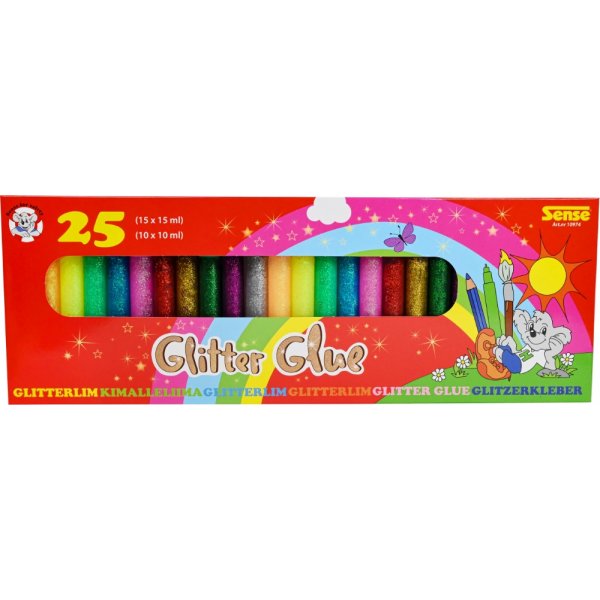 Glitterlijm Sense - Verpakking van 25 stuks