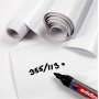 Whiteboardfolie - Wit - 2 mtr