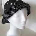 Klant imago Katoenstof "Dots small" Zwart - 147 cm