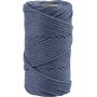 Macramgaren - blauw - 4 mm - 55 m