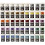 Glitter - gemengde kleuren - 46 x 20 gr