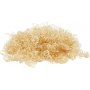 Krullend poppenhaar - lichtbruin - 15 gr