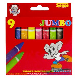 Kleurpotloden Sense Jumbo - 9 kleurpotloden