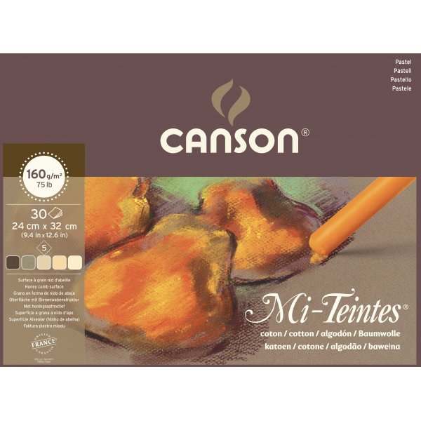 canson Mi-Teintes Pastelpapier Terre 160g - 24x32 cm