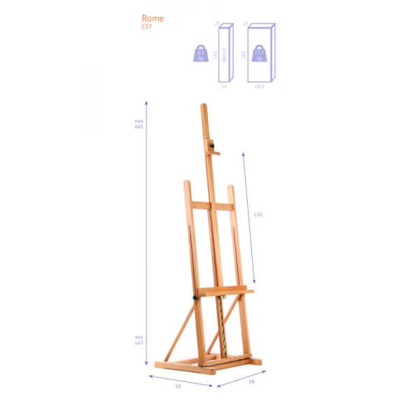 Schildersezel - Studio H-Frame N37 - Rome - KIT