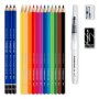 Aquarelset Potloden Design Journey - 18-delig