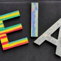 Klant imago Onbehandelde houten letters 80x5 mm - E