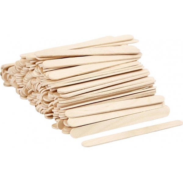 Ijslollystokjes - 11,5 cm x 10 mm - 200 st Ijslollystokjes - 11,5 cm x 10 mm - 200 st