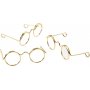 Brillen - goud - 35 mm - 10 st