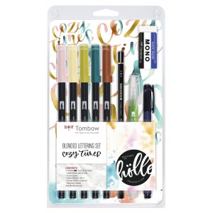 Gemengde lettertypeset Tombow Cozy Times Gemengde lettertypeset Tombow Cozy Times