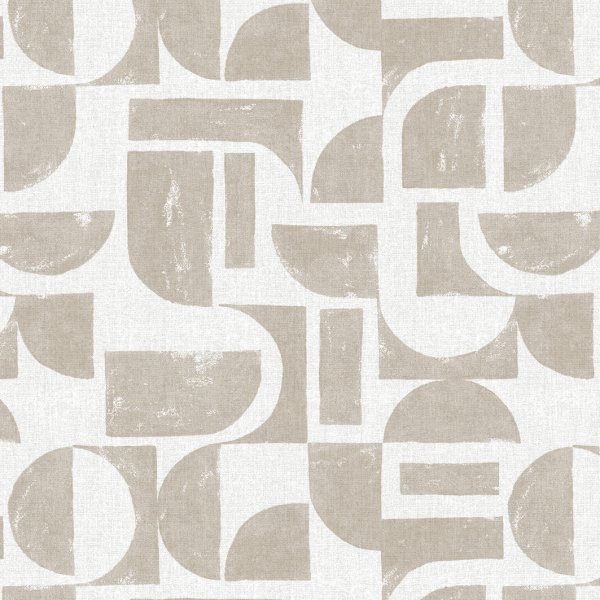 Dekzeil PVC Grafisch - Beige