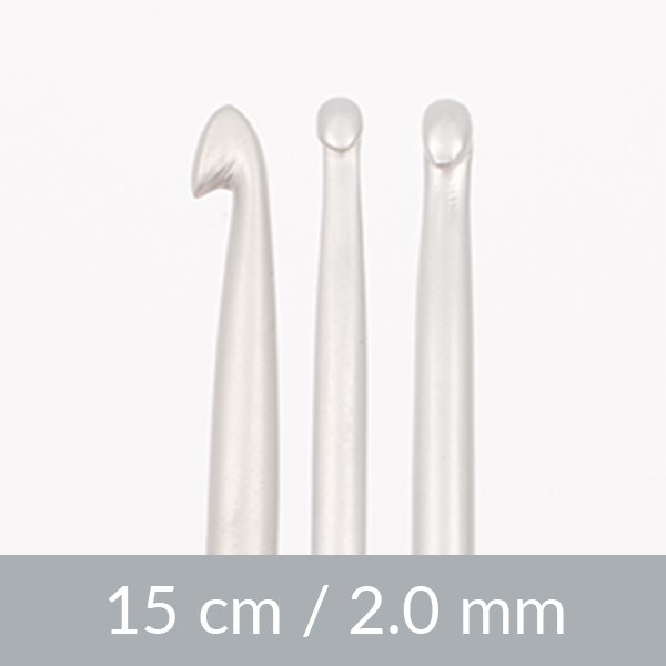 Haaknaald - Aluminium - 15cm - Diverse maten