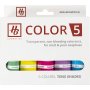 Zeepkleur - gemengde kleuren - 5 x 30 g
