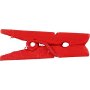Mini wasknijpers - rood - 36 st