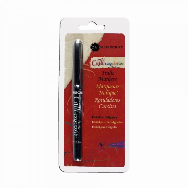 Kalligrafiestiften Zwart - Breed (3,6 mm)