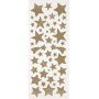 Glitterstickers - goud - sterren - 2 vellen