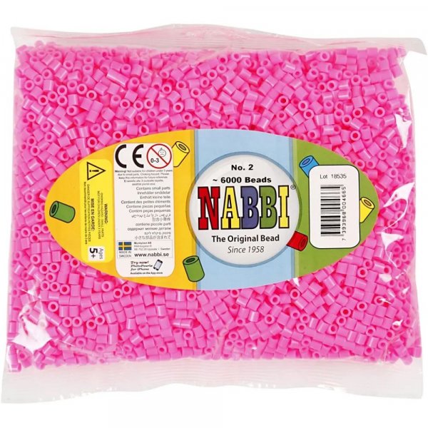 NABBI Tube kralen - Medium 6000 stuks - Verschillende kleuren