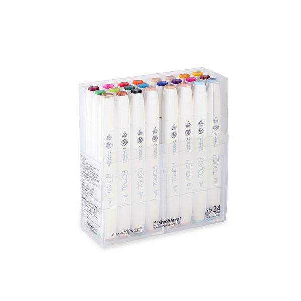 Touch Twin Brush Marker - 24 pennen
