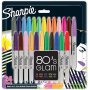 Vezelpennenset Sharpie - 80's Glam Permanent Markers - 24-pack ongesorteerde kleuren