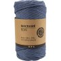 Macramgaren - blauw - 4 mm - 55 m