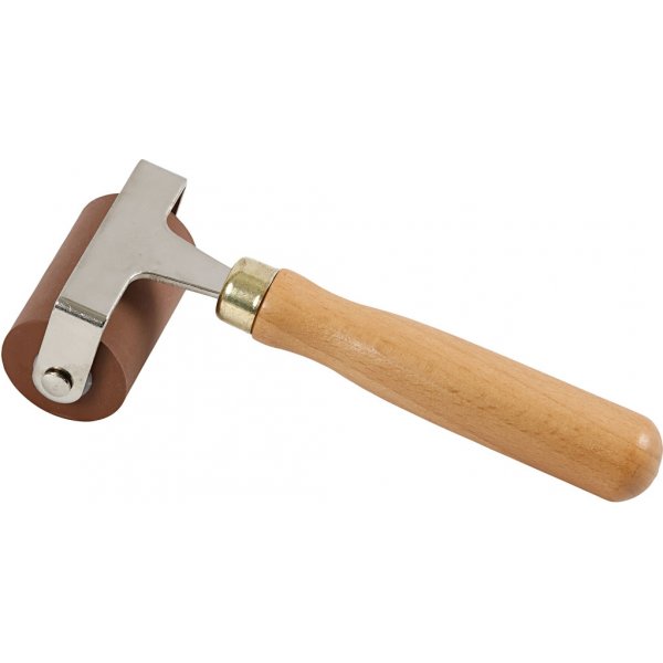 Rubberen rol/linoleumrol - 4,9 cm Rubberen rol/linoleumrol - 4,9 cm