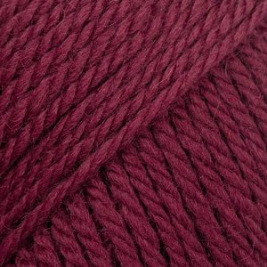 DROPS Alaska Uni Color garen - 50g - Bordeauxrood (80) DROPS Alaska Uni Color garen - 50g - Bordeauxrood (80)
