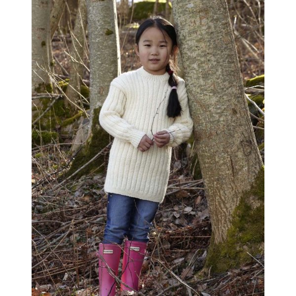 Breipatroon - Dikke kindertrui (maten van 2-12 jaar)