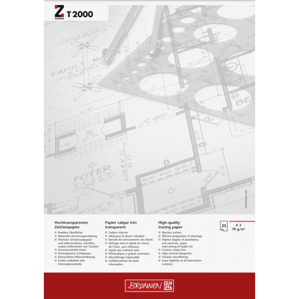 Schetsblok - A3 70g T2000 (25 pagina\\\'s)