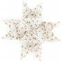 Sterstroken - goud - wit - 6,5+11,5 cm, 48 stroken