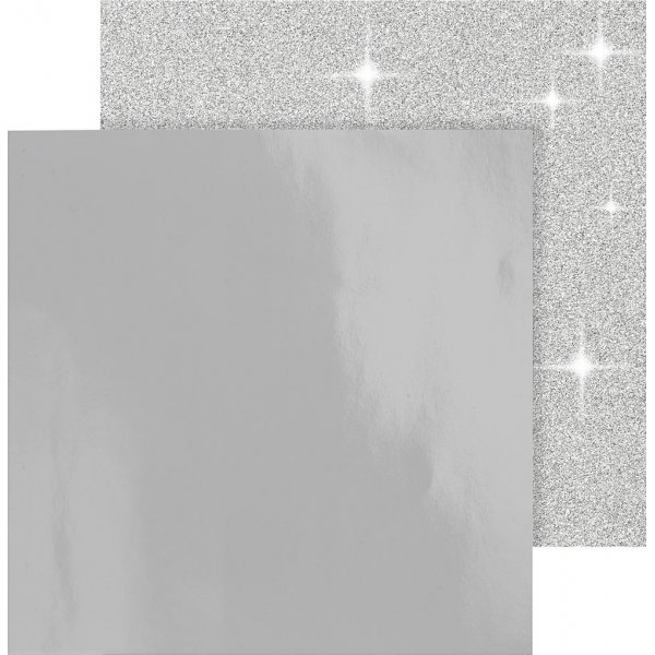 Vivi Gade designpapier - zilver - 2 vellen