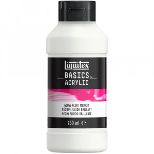 Acrylmedium - Liquitex Basics Additives - 250ml - Fles Glansvloeistof Medium