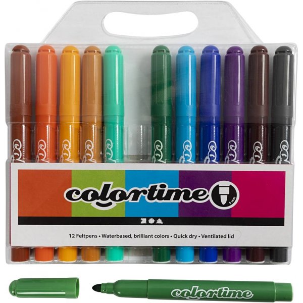 Colortime potloden - complementaire kleuren - 5 mm - 12 st Colortime potloden - complementaire kleuren - 5 mm - 12 st
