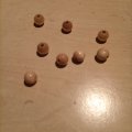 Klant imago Houten kralen 8 mm - naturel 80 st. gatdiameter 2,3 mm