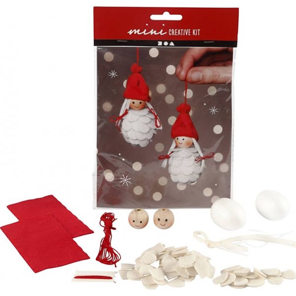 Mini-doe-het-zelfpakket - Kerstmannen