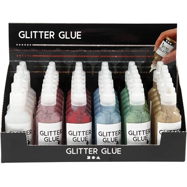 Glitterlijm - 36 x 25 ml Glitterlijm - 36 x 25 ml