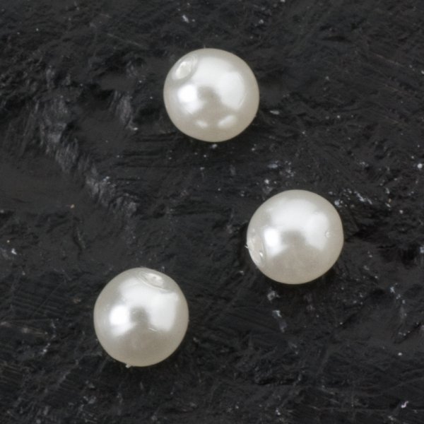 Glaswaskralen 4 mm Wit - 60 st