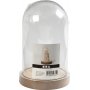 Beker op houten voet - 11 cm