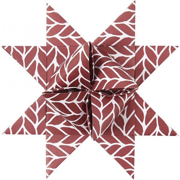 Sterstroken - rood - wit - 6,5+11,5 cm - 60 stroken