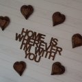 Klant imago Onbehandelde houten letters 80x5 mm - E