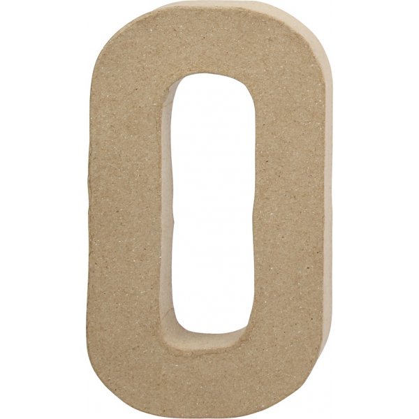 Kartonnen letter - O - 5 cm Kartonnen letter - O - 5 cm