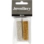Rocaille kralen - goud - zilver - 2 x 7 gr
