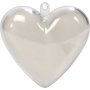 Decoratief hart - transparant - 10 st