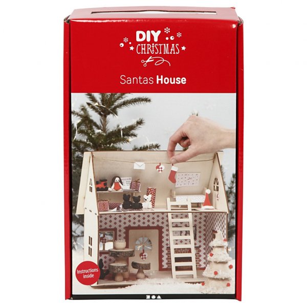 De knutselset - Het huis van de Kerstman
