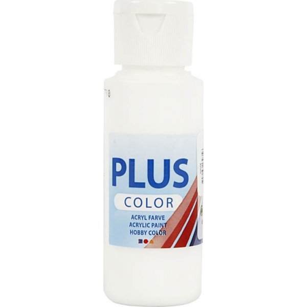 Plus Color Hobbyverf - wit - 60 ml