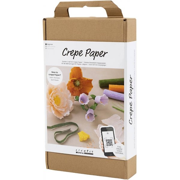 Start DIY Kit Crêpepapier - gemengde kleuren Start DIY Kit Crêpepapier - gemengde kleuren