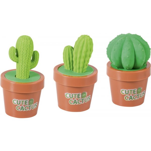 Puntenslijper - met gum - cactus