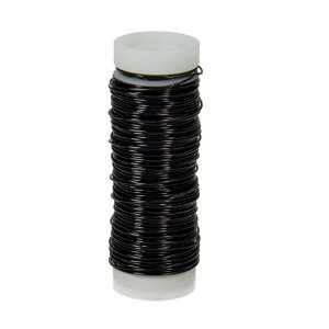 Koperdraad ø 0,50 mm - zwart metallic 25 m Koperdraad ø 0,50 mm - zwart metallic 25 m