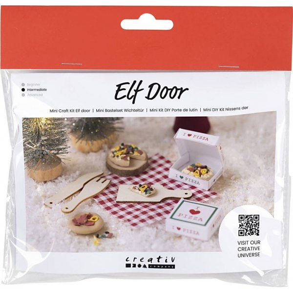 Mini bouwpakket Kerstmandeur - Pizza