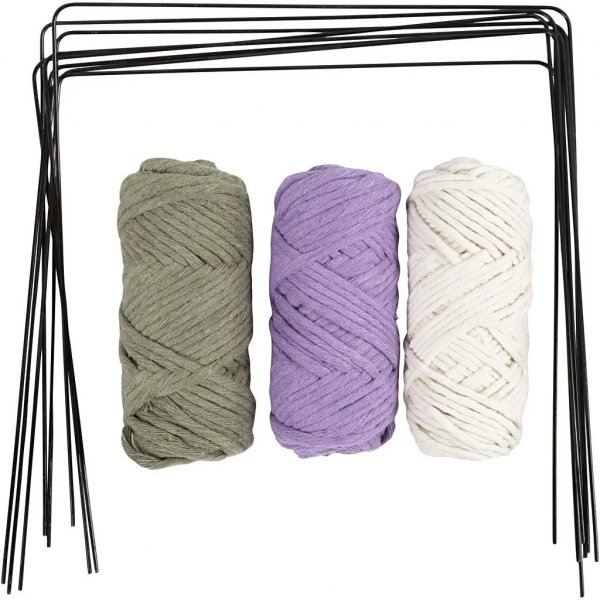 DIY Kit Macramé, Glazen decoratie DIY Kit Macramé, Glazen decoratie
